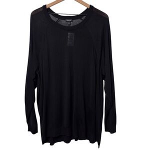 TORRID WOMEN BLACK LONG SLEEVE PLUS SIZE 3 OR 3X SWEATER TOP BRAND NEW WITH TAGS
